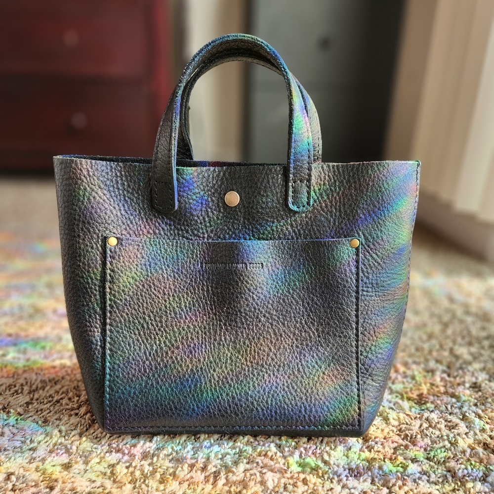 PORTLAND LEATHER GOODS SMALL PEBBLED TOTE